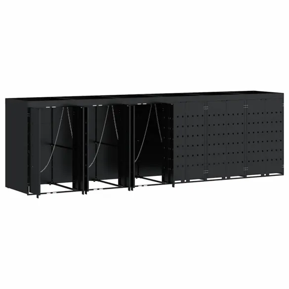 Sistem Depozitare 6 Ghene Wheelie Negru | Livrare Gratuită