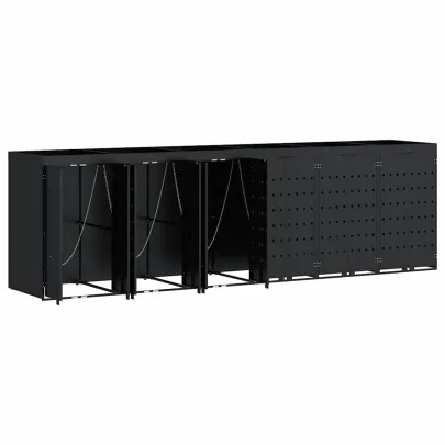 Sistem Depozitare 6 Ghene Wheelie Negru | Livrare Gratuită