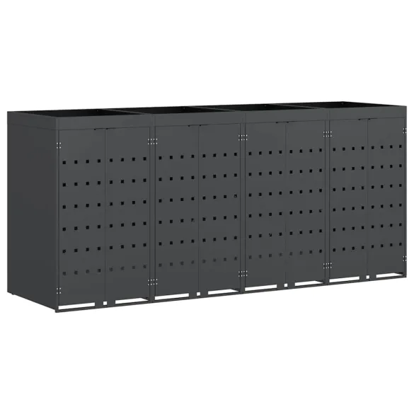 Sistem Depozitare 4 Ghene Wheelie Antracit - Acoperiș Grădină