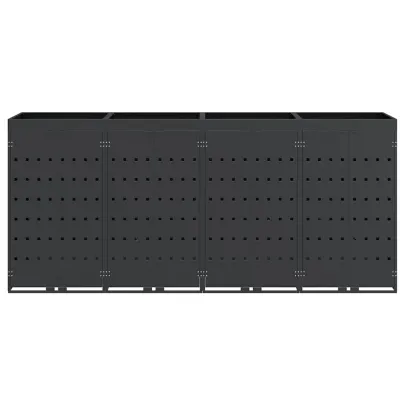 Sistem Depozitare 4 Ghene Wheelie Antracit - Acoperiș Grădină