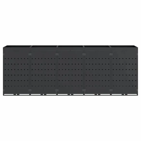 Sistem Depozitare 5 Ghene Wheelie Antracit - Acoperiș Grădină