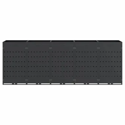 Sistem Depozitare 5 Ghene Wheelie Antracit - Acoperiș Grădină