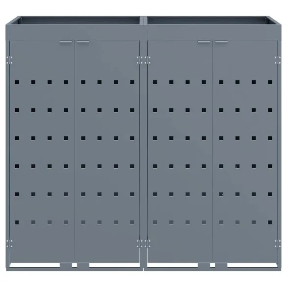 Sistem Depozitare 2 Ghene Wheelie cu Acoperiș Grădină