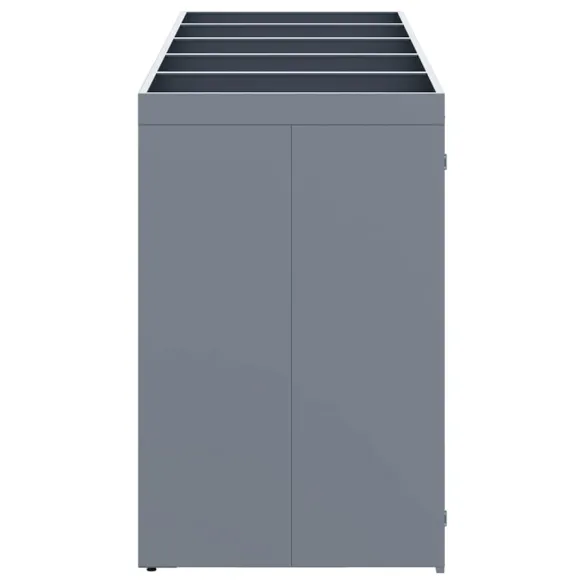 Sistem Depozitare 5 Ghene Wheelie Gri cu Acoperiș