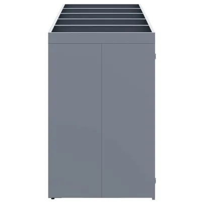 Sistem Depozitare 5 Ghene Wheelie Gri cu Acoperiș