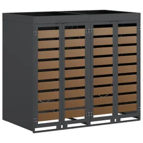 Depozit Pubele Wheelie Antracit - 3 Containere Exterior 2