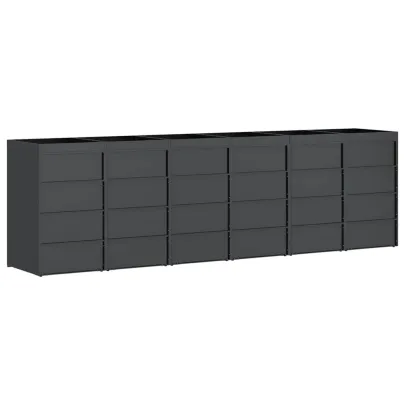 Depozitare Pubele Wheelie Antracit - 3 Containere