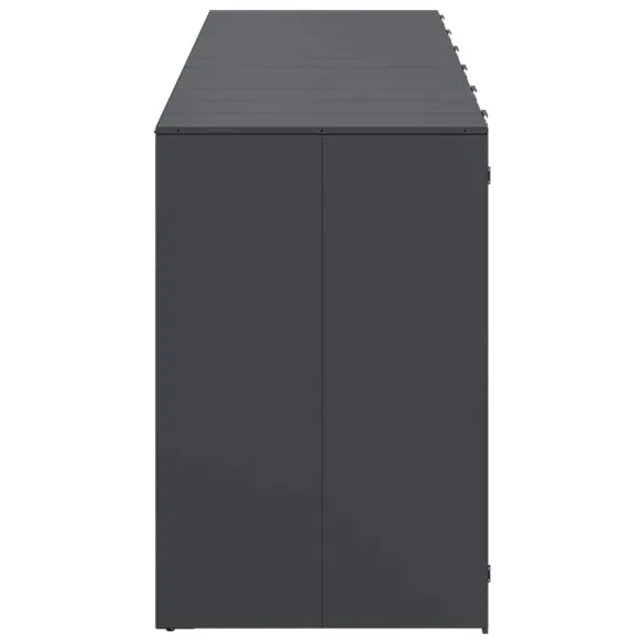 Depozit Pubele Wheelie Antracit - 3 Containere Exterior