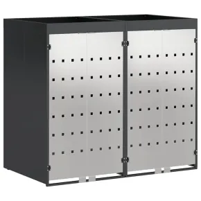 Depozit Pubele Wheelie Antracit | 3 Containere | Exterior 2