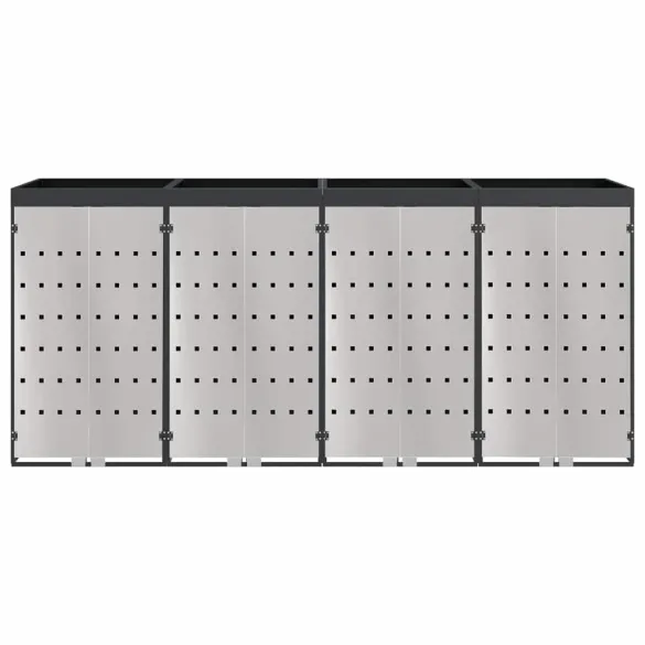 Depozitare Pubele Gunoi Exterior Antracit | 3 Containere