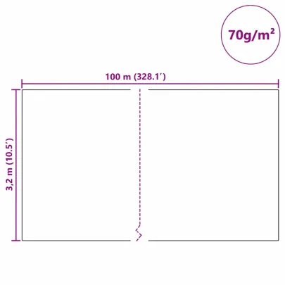 Fleece Protectie Plante împotriva Înghețului - 100m