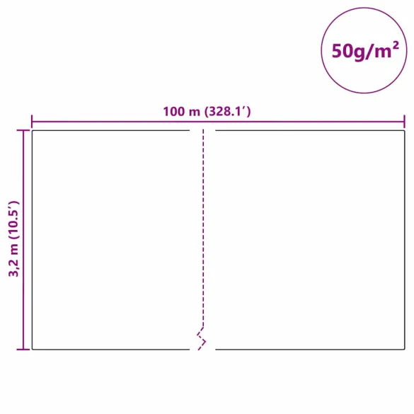 Folie Protectie Plante Îngheț - Verde 100x3.2m