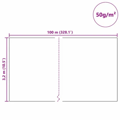 Folie Protectie Plante Îngheț - Verde 100x3.2m