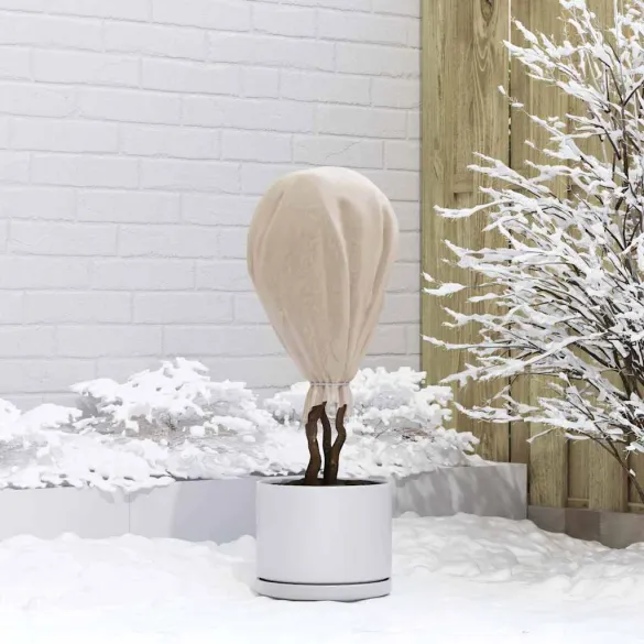 Fleece Protecție Plante împotriva Înghețului Bej 50m