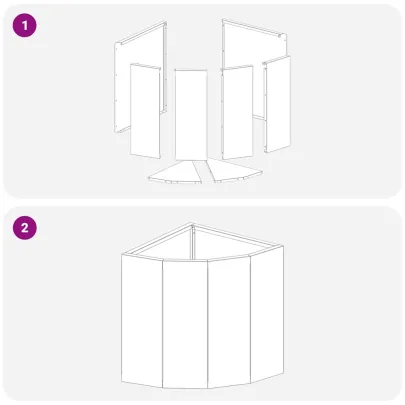 Ghiveci Colț Negru Oțel 30x30x35 cm - Livrare Gratuită