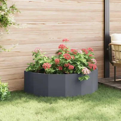 Jardinieră Antracit Oțel 120x60x35 cm - Livrare Gratuită
