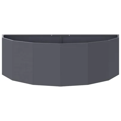 Jardinieră Antracit Oțel 120x60x35 cm - Livrare Gratuită