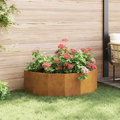 Jardinieră Ruginit Oțel 120x60x35 cm - Livrare Gratuită