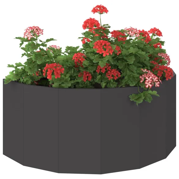 Jardinieră Negru Oțel 90x45x35 cm | Livrare Gratuită
