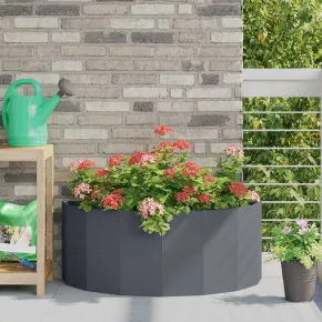Jardinieră Antracit Oțel 90x45x35 cm | Livrare Gratuită