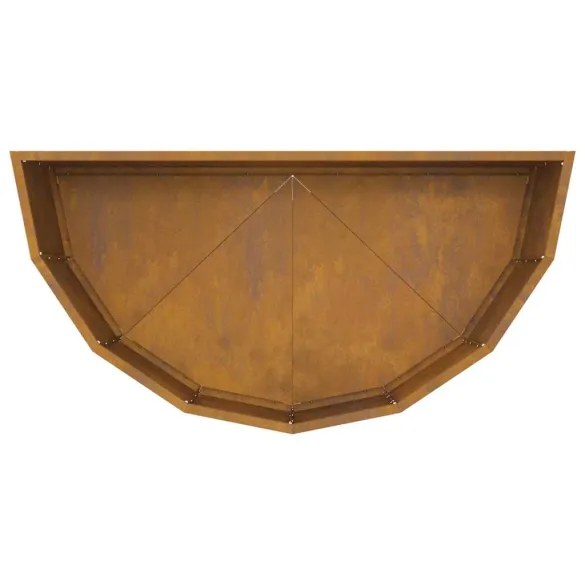 Jardinieră Ruginit Oțel 90x45x35 cm | Livrare Gratuită