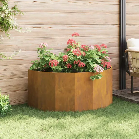 Jardinieră Ruginit Oțel 120x60x50 cm | Livrare Gratuită
