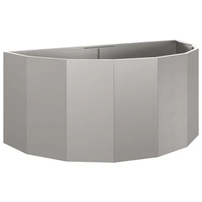 Jardinieră Ruginit Oțel 120x60x50 cm | Livrare Gratuită