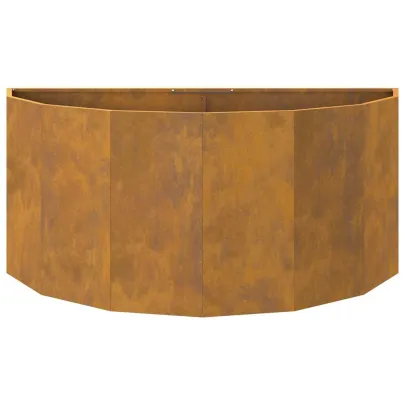 Jardinieră Ruginit Oțel 120x60x50 cm | Livrare Gratuită