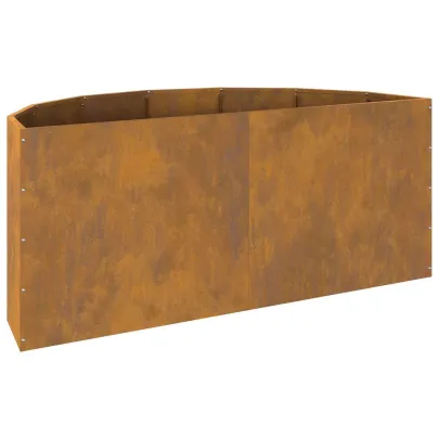 Jardinieră Ruginit Oțel 120x60x50 cm | Livrare Gratuită