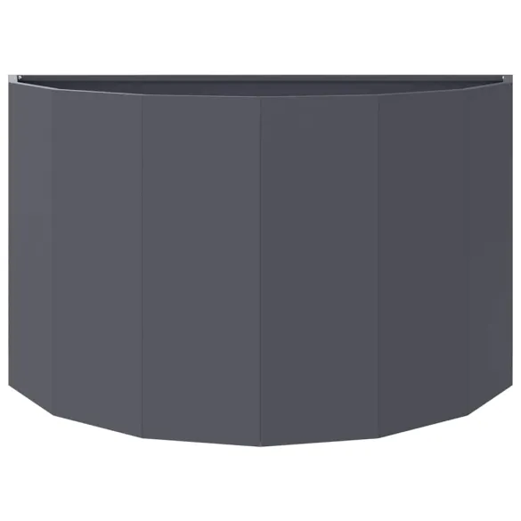 Jardinieră Antracit Oțel 90x45x50 cm - Livrare Gratuită