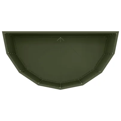 Jardinieră Verde măsliniu Oțel 90x45x50 cm | Livrare Gratuită