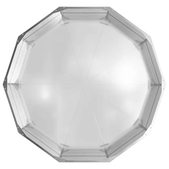 Jardinieră Oțel Galvanizat 120x120 cm - Livrare Gratuită