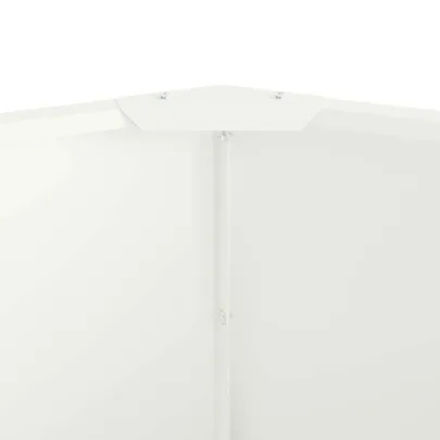 Jardinieră Albă Oțel 60x60x35 cm - Livrare Gratuită