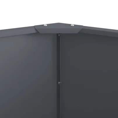 Jardinieră Antracit Oțel 120x120x50 cm - Livrare Gratuită