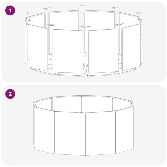 Jardinieră Antracit Oțel 120x120x50 cm - Livrare Gratuită