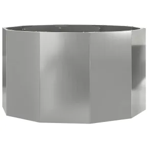 Jardinieră Argintiu Oțel Galvanizat 90x90x50 cm 2