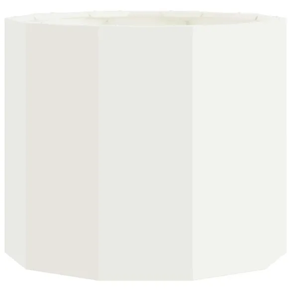 Jardinieră Albă Oțel 60x60x50 cm - Livrare Gratuită