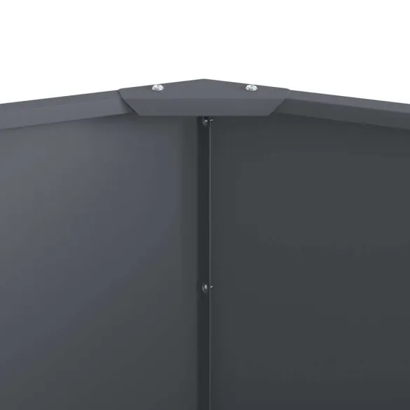 Jardinieră Antracit Oțel 60x60x50 cm - Livrare Gratuită