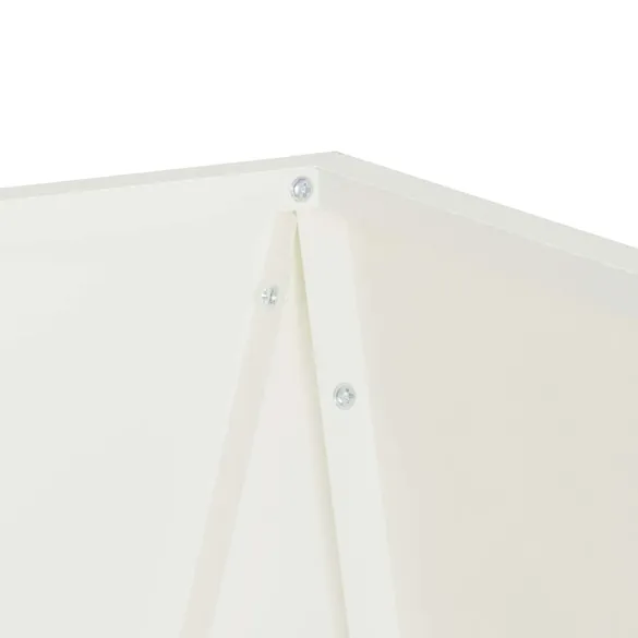 Jardinieră Albă Oțel 30x30x75 cm | Livrare Gratuită