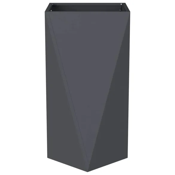 Jardinieră Antracit Oțel 40x40x75 cm - Livrare Gratuită