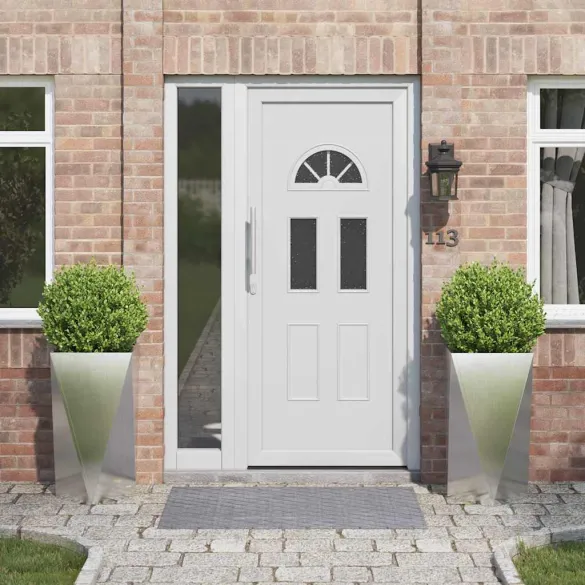 Jardinieră 2 bucăți Oțel Inoxidabil 40x40x75 cm Argintiu