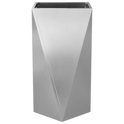 Jardinieră Argintiu Oțel Galvanizat 40x40x75 cm