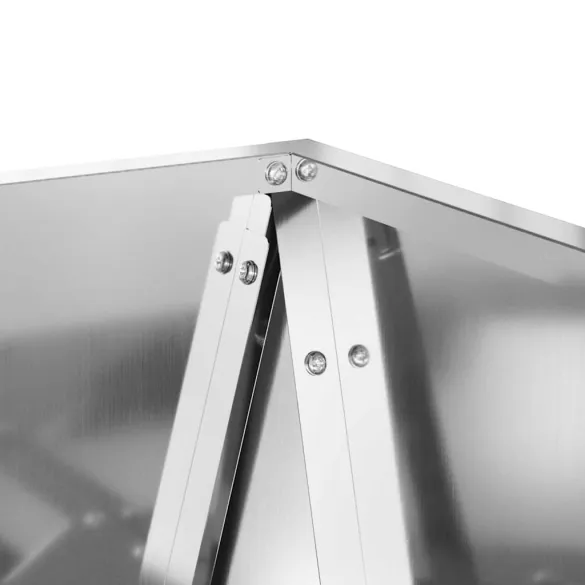 Jardinieră Argintiu Oțel Galvanizat 40x40x75 cm