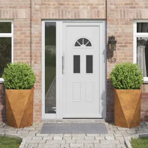 Jardinieră Ruginit Oțel 50x50x75 cm - 2 Piese