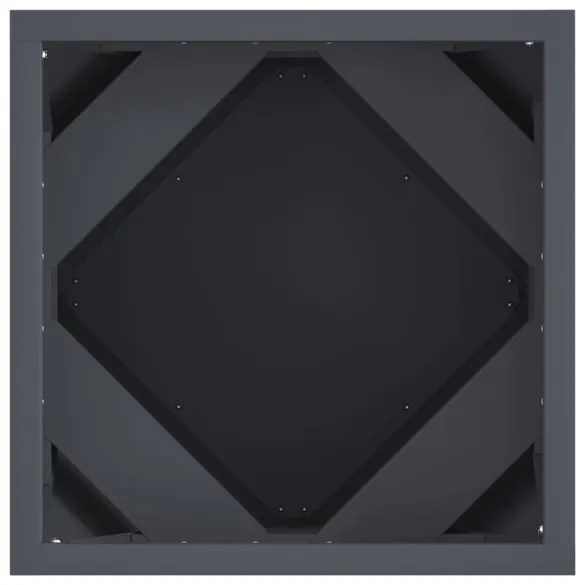 Jardinieră Antracit Oțel 30x30x30 cm - Ghiveci Grădină