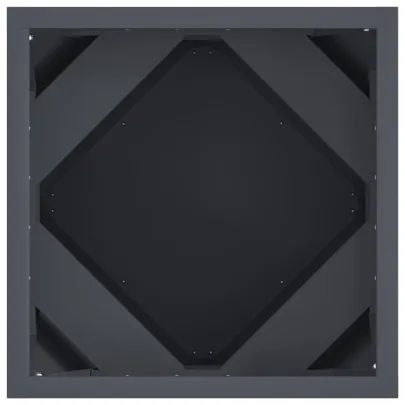 Jardinieră Antracit Oțel 30x30x30 cm - Ghiveci Grădină