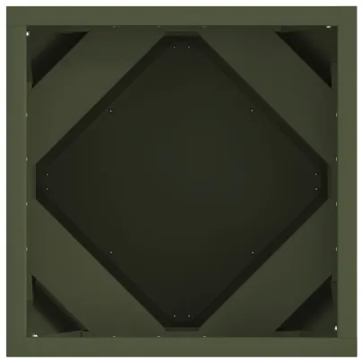 Jardinieră Oțel Verde 30x30x30 cm | 2 bucăți - Livrare Gratuită