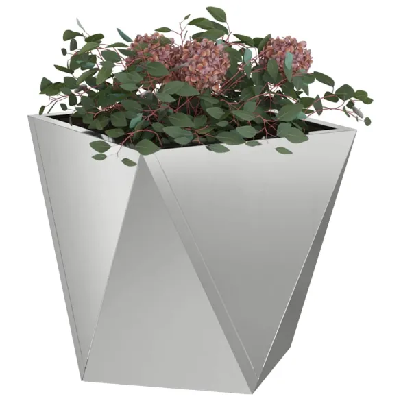 Jardinieră Oțel Galvanizat 30x30x30 cm - Set 2 Piese