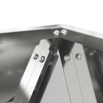 Jardinieră Oțel Galvanizat 30x30x30 cm - Set 2 Piese