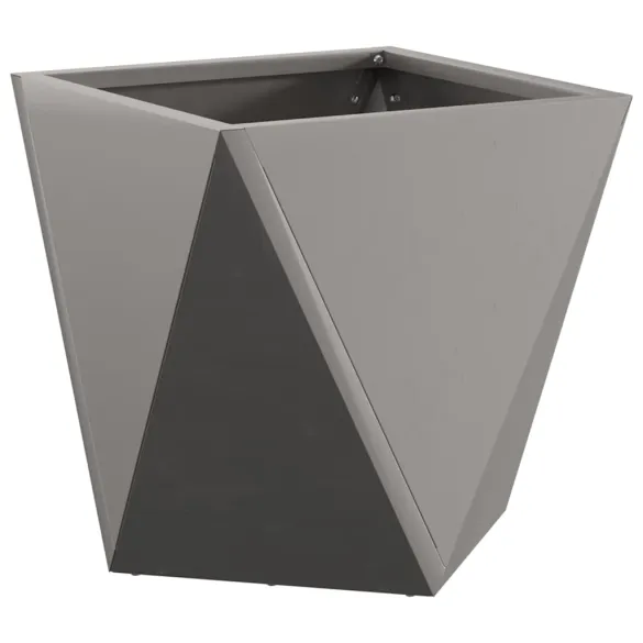 Jardinieră Ruginit 30x30x30 cm Oțel Rezistent la Intemperii